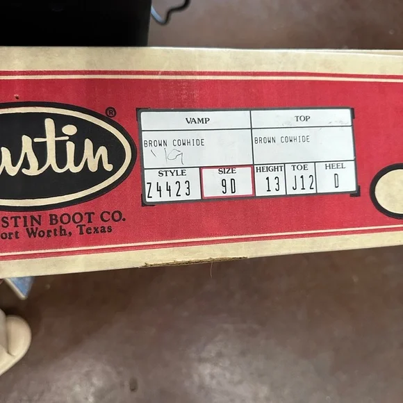 Justin Brown Cowgirl Boots - Picture 7 of 8